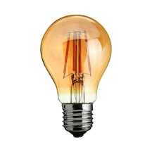Amber Cam A60 Rustik Led Filament Ampul 4w E27 Gün Işığı Vintage