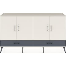 Arges Konsol 6 Raflı 2 Çekmeceli 4 Kapaklı 176x30x99 Aytaşı-aytaşı/antrasit Aytası/antrasıt - Aytası
