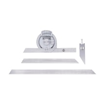Werka W242-0504 Büyüteçli Üniversal Açı Ölçer 360°X5'