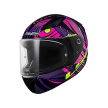 Ls2 Rapıd 2 Athena Siyah Mor Kask Renkli