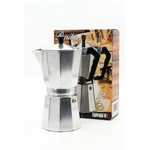 G.a.t. Pepita İtalyan Tasarımı Alüminyum Moka Pot - 12 Fincan Kapasiteli Espresso Demleme Makinesi