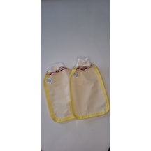 Eker-sarı Biyeli Hızlıgiy Kese Seti-2 Adet Kese-lastikli Kese
