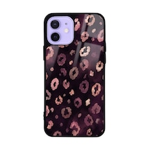 Apple iPhone Uyumlu 12 Kılıf Kamera Lens Korumalı Desenli Silikon Üstün Koruma Pazarplus Pembe