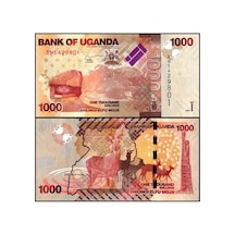 Uganda 2021 Yılı 1000 Shillings Kağıt Para Çil Unc Koleksiyon Para