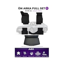 Audi A6 2018+ 5d Karbon Paspas Takımı +3d Pvc Bagaj Havuzu Set