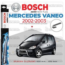 Mercedes Vaneo Muz Silecek Takımı 2002-2003 Bosch Aerotwin N11.4792