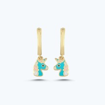 Altınbaş Altın Çocuk Unicorn Küpe Ajrkp0002-y-24754 Çok Renkli