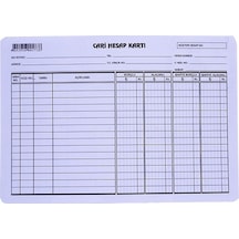 Cari Hesap Kartı Küçük Özkan M0173 100 Lü