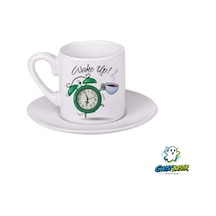 Kalkma Zamanı Türk Kahvesi Fincanı 0132 Beyaz