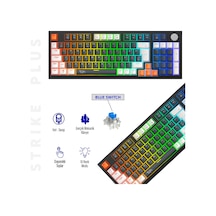 Gameagle Strike Plus Mk-96x2bab Mekanik Işıklı Oyuncu Klavye