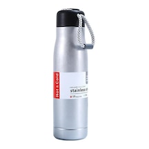 Çelik İçli Termos 550 Ml Gri Skm015 Açık Beyaz