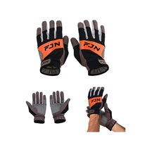 Fujin Pro Angler Trolling Gloves Black M/l Siyah - Turuncu