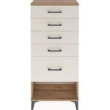 Arges Dolap 5 Çekmeceli 60x30x134 Çam-aytaşı Çam