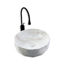 Eva Banyo Lena E-2110M3 Tezgah Üstü Porselen Lavabo