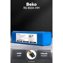 Beko Uyumlu Rs 8034 Hm 6400mah Robot Süpürge Bataryası G.g