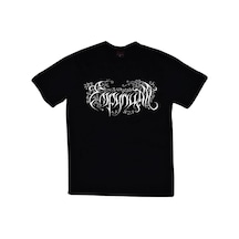 Stoned&Fame Empyrium Baskılı T-shirt SIYAH