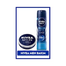Men Erkek Sprey Deodorant Fresh Active 150ml, 48 Saat Koruma Ve Nemlendirici Erkek Bakım Kremi 75ml