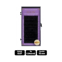Ocean 0.07c Natural Kıvrım 12 Mm Soft Eyelash Doğal İpek Kirpik 16'lı