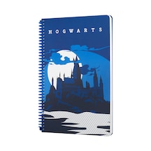 Mabbels Spiralli Defter Harry Potter Hogwarts Lacivert 80 Yp 17x24 Dft-388425 Çok Renkli