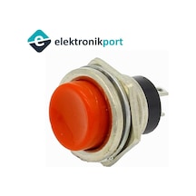 Elektronikport-16Mm Kırmızı Push Buton Metal Ds-212 Ic-180