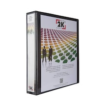 2k 05-2d-s 2 Halka D Mekanizmalı Klasör Kutu İçi, Siyah, 5 Cm, 10 Adet