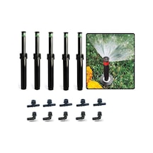 5 Adet Hunter Psu-04 6-a 1,80 Mt Yarıçap Çim Sulama Sprey Fıskiye Ve Montaj Ek Parçaları