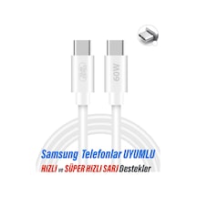 Samsung Uyumlu A05 A5s A15 A24 A25 Hızlı Şarj Kablosu Type-c 25w Hızlı