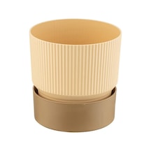 Poliwork Ixora Saksı Tabaklı 2 Lt - Çizgi Desenli 150 150 Mm Poliwork Ixora Saksı Tabaklı 2 Lt - Çizgi Desenli 150 150 Mm