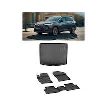 Sahler Toyota Corolla Cross 2022 Ve Sonrası 4.5d Sahler Paspas Ve 3d Rizline Bagaj Havuzu Set