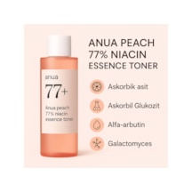 Anua Peach 77% Naıacın Essence Toner Pürüzsüz Ve Parlak Bir Cilt İçin 250 Ml