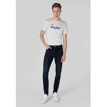 Colin's Colins Slim Fit Düşük Bel Dar Paça Pamuklu Erkek Blue Black Denim Jean Pantolon Cl1065538 Q1.v1 Dn42929 DENİM
