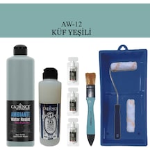 Fayans Tezgah B-ambiente Islak Zemin Aw-12 Küfyeşil 500ml Katalizör 30gr Taş Vernik 250 Satenruloset