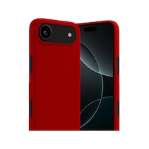 Apple iPhone  Uyumlu  17 Air First Silikon - Kırmızı