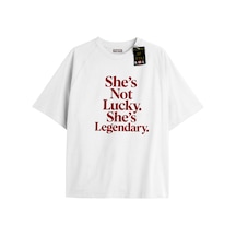 Flood Of Style Beyaz Oversize T-shirt Efsanevi Özel Tasarım