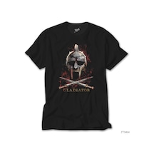 Gladiator Fight Siyah Tişört Siyah