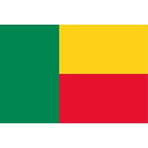 Benin Ülke Bayrağı 45x30cm Duvar Tablosu Çerçevesiz Pvc Tablo