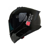 Mts M-801-Snake Güneş Vizörlü Kask Parlak Siyah