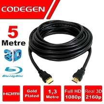 Codegen Cps50 5metre Hdmı Görüntü Kablosu 3d Gold 1 4v 2k