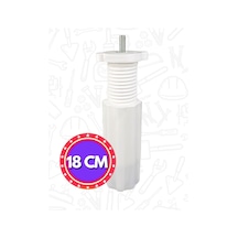 Gizli Orta Mobilya Kanepe Koltuk M8 Civatalı Orta Ayarlanabilir Destek Ayağı Beyaz 14 Cm - 18 Cm Beyaz