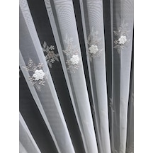 Tül Perde Tayga 00U44700 Kodlu Ürün Brillant Marka Ekru