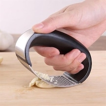 Sarımsak Ezici Paslanmaz Çelik Garlic Press Açık Bej