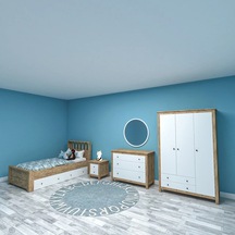 Honey Genç Odası Takımı Suntalam Beyaz