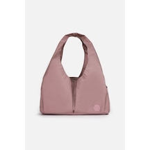 İcone Bag Pliseli Spor Çanta, Su Geçirmez Kumaş Spor Çanta, Omuz Çantası, Çok Cepli Spor Çanta Pudra