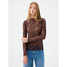 LOFT Slim Fit Kadın Bluz U.kol Çok Renkli