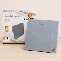 Hiva Grey Banyo / Tuvalet Aspiratörü Ø100