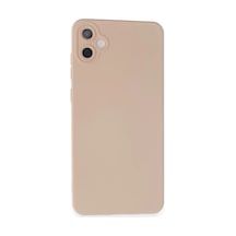 Samsung Uyumlu Galaxy A05 Uyumlu Kılıf Nano İçi Kadife Silikon - Pudra