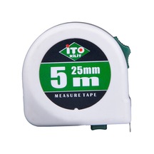 İto Kilit 5m X 25mm Çelik Şerit Metre Darbeye Dayanıklı Toptan Paket 12'li Set