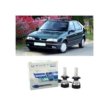 Renault 19 Led Xenon Uzun + Kısa Far Ampulü H4 Access Yeni Seri Beyaz