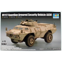 Trumpeter 07131 1/72 Ölçek, M1117 Guardian Asv Zırhlı Güvenlik Aracı, Plastik Model Kiti-55684