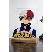 My Hero Academia Ev Todoroki Severlere Masa Dekoratif Ahşap Obje